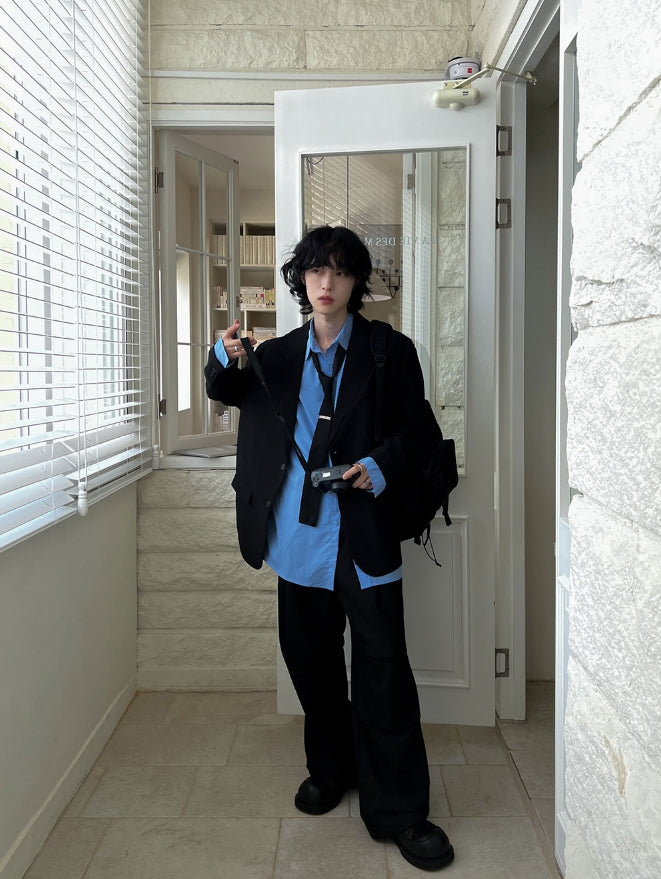 【2plan】Det Pointed Over Blazer 2plan (ツープラン) - ディートポイントオーバーブレザー / Det