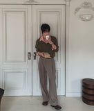 Julia Wrap Pintuck Over Slacks