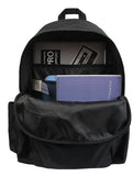 Flower Smile Embroidery One Pocket Backpack