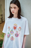 DTP Folk Hearts Short Sleeve Tee