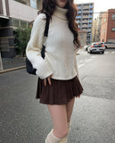 Rummin Boucle Neck Polar Knit