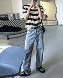 Skash Stripe Short Sleeve Knit