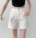 Waterproof Banding Straight Fit Cotton Shorts