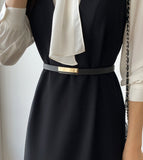Erzel Gold Buckle Belt