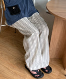 Honchi Stripe Banding Wide Pants