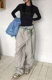 TENCEL FRILL SLEEVE T