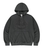 ECLIPSE RAW CUT ZIP UP HOODIE