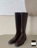 Ailo Leather Long Boots (3.5cm)