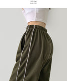 Side Tie Two-Way Wide Jogger Training Pants