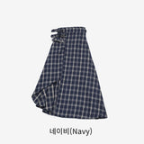 Noble Check Ankle Skirt