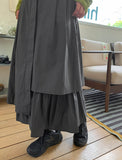 Torienne Frill Layered Long Skirt
