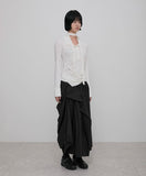 Asymmetrical Draped Shirt
