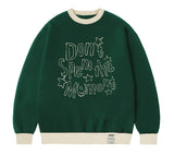 [UNISEX]DONT-SPENT Color Matching Sweatshirt