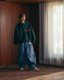 [AG] Pit Pocket Dart Denim Balloon Pants