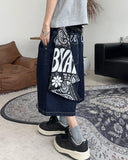 Foen Stitch Bermuda Denim Pants