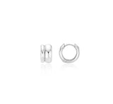 Champagne Full Moon Silver (W) Duo Earrings S