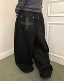 Seren Cross Wide Cotton Banding Pants