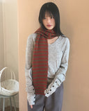 [Wool20] Funb Button V-Neck Wool Knit