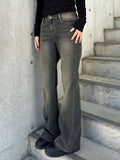 Black Tin Bootcut Denim