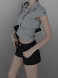 Napoleon Sleeveless Bolero Two-Piece Cardigan