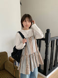 Fume Check Stripe Two Way Sleeveless Mini One Piece