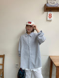 [unisex] G-Seth Summer Stripe Long Sleeve Shirt