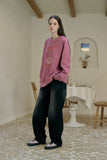 Bunny For Heart Raglan Pigment Sweatshirt