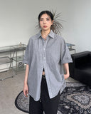 Kio Pigment Oversized Short-Sleeved Shirt