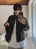 Wild biker denim jacket