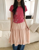 Yurem Rose Silver Short Sleeve T-shirt