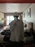 Summer Seersucker Check Shirt