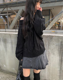 Zito Black Blue Cargo Mini Skirt