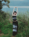 Sheer Jovian Wrap Skirt