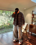 Beito mix track cargo pants