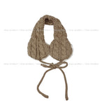 Fleece Knit Cable Earmuffs