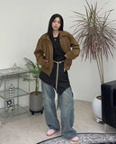 Leiti Dart Wrinkle Denim Pants