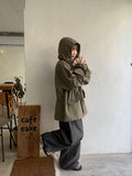 [unisex] Kuniki Hood Over Short Field Jacket