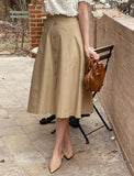 Loui Cotton Flare Banding Skirt