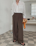Noel Pintuck Ankle Adjust Slacks