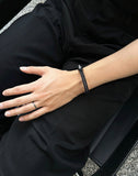 twist leather bracelet