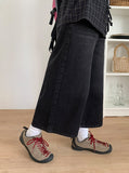 Caled Washing Denim Bermuda Pants
