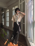 Bandana scarf half shirt