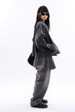 Scaddan pigment zip-up work jacket