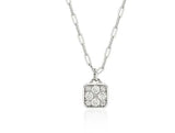 Essence Silver (W) Moissanite The Bouquet Necklace M