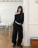 Toz Back Pocket Cotton Balloon Pants