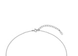 [Premium Plating] Essence AB(W) Pudding Heart Pave Necklace