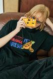 Retro Orange Short Sleeve T-shirt