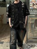 Tie-Dye Linen Half Shirt