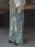 Two-Way Dekki Diagonal Pocket Denim Pants