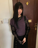 Rodick Star See-Through Long Sleeve T-Shirt